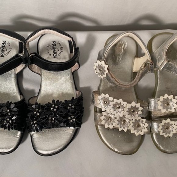 Primigi Girls Sandals Bundle Of 2 US Sizes 11 And 11.5